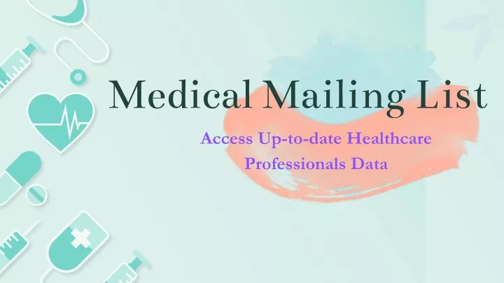 medical mailing list