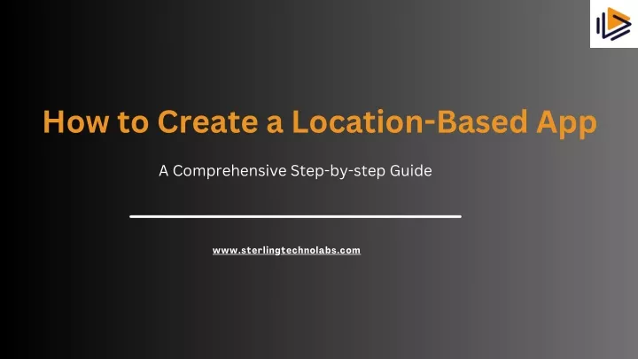 how to create a location based app