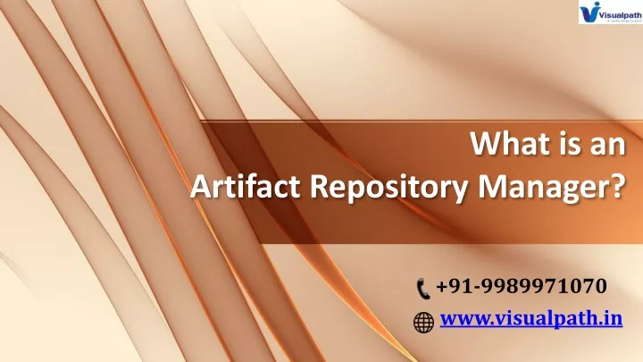 what is an artifact repository manager