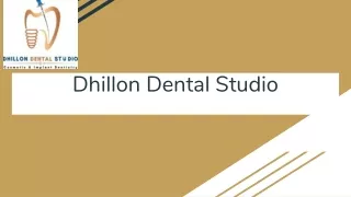 Best Dental implant in Amritsar-Dhillon Dental Studio