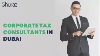 Corporate Tax Consultants in Dubai