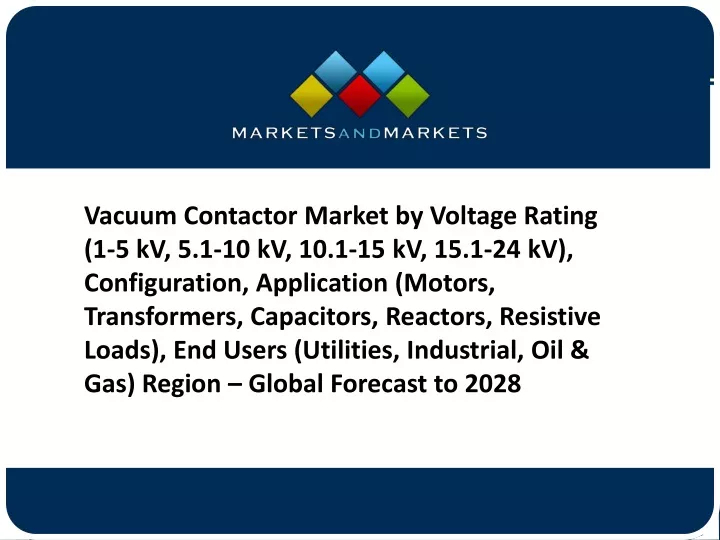 vacuum contactor market by voltage rating