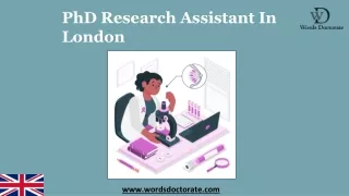 phd research assistant in london