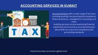 Tax in Kuwait