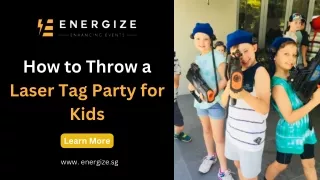 How to Throw a Laser Tag Party for Kids