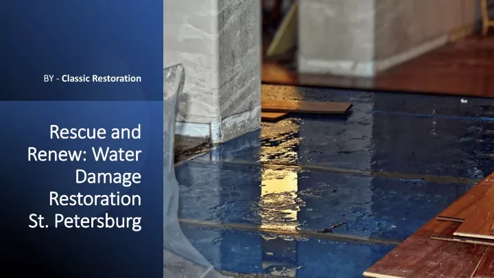 rescue and renew water damage restoration st petersburg