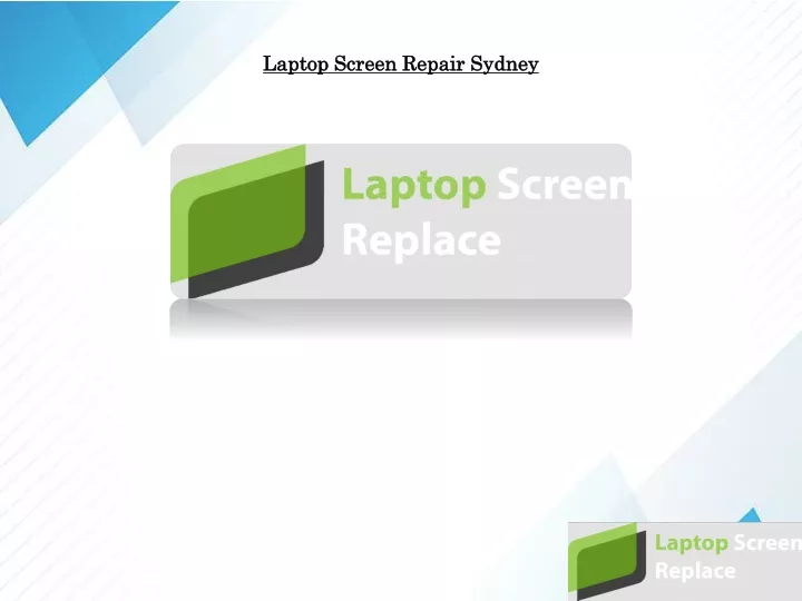laptop screen repair sydney