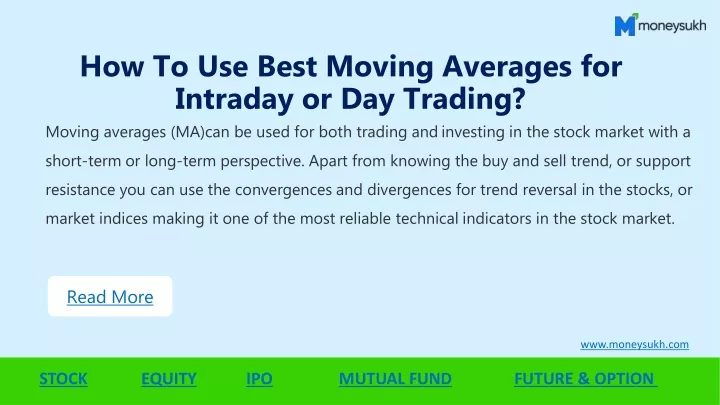 how to use best moving averages for intraday