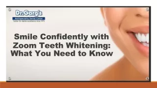 Smile Confidently with Zoom Teeth Whitening What You Need to Know