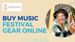 Buy Music Festival Gear Online
