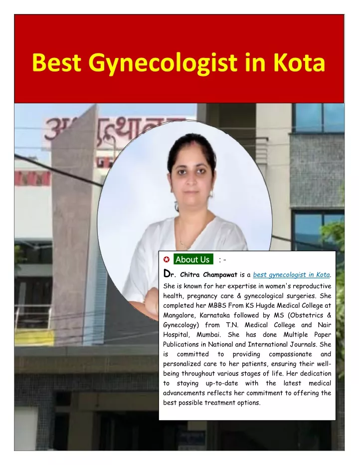 best gynecologist in kota