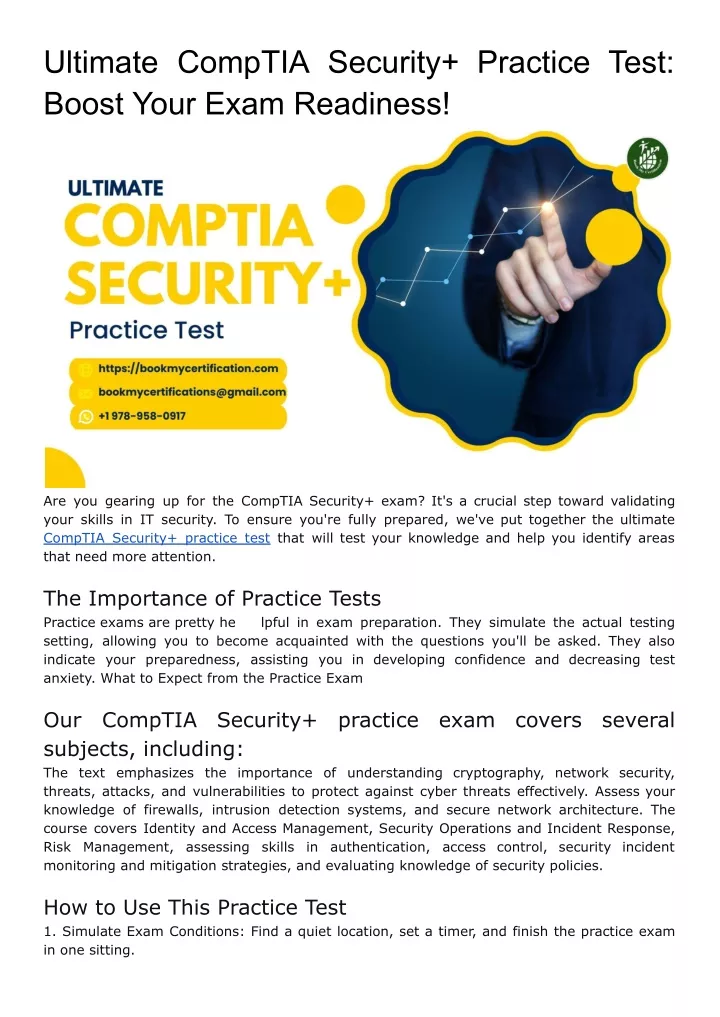 ultimate comptia security practice test boost