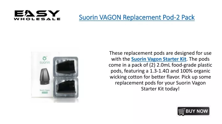 suorin vagon replacement pod 2 pack