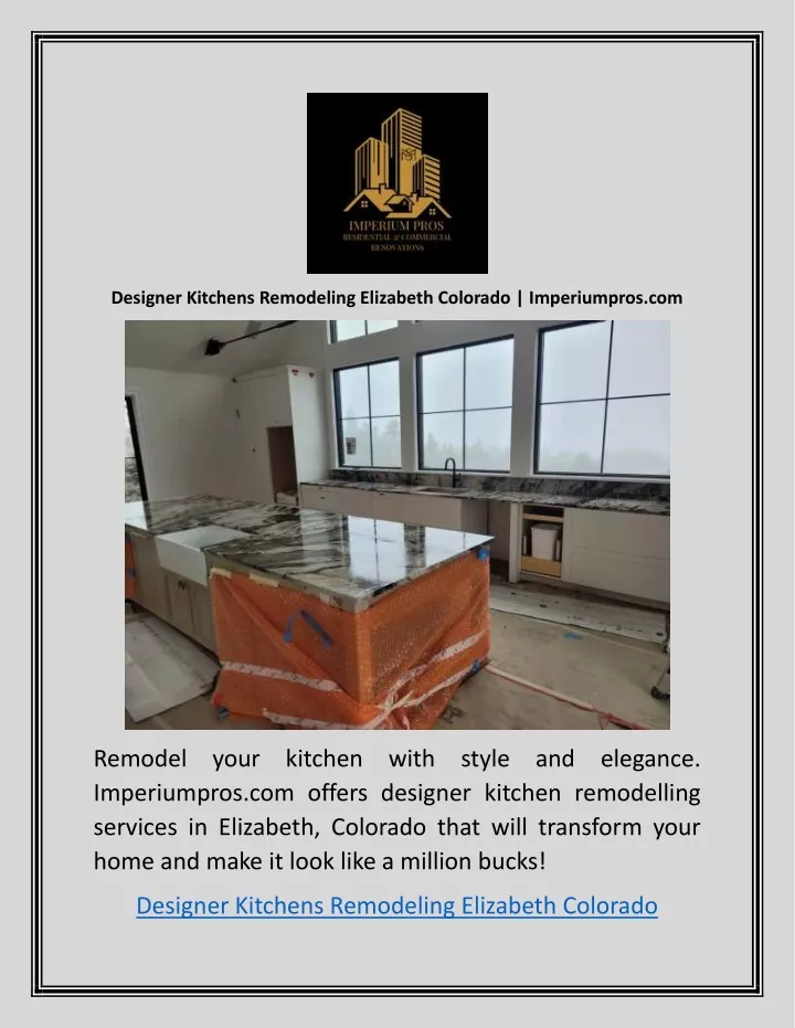 designer kitchens remodeling elizabeth colorado