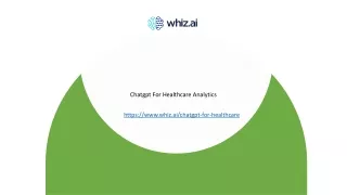 Chatgpt For Healthcare Analytics - WhizAI