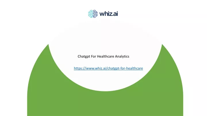 chatgpt for healthcare analytics