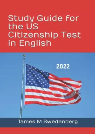 READ [PDF] Study Guide for the US Citizenship Test in English (Study Guides for the US