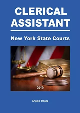 Read ebook [PDF] Clerical Assistant New York State Courts