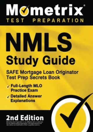 get [PDF] Download NMLS Study Guide: SAFE Mortgage Loan Originator Test Prep Secrets Book,