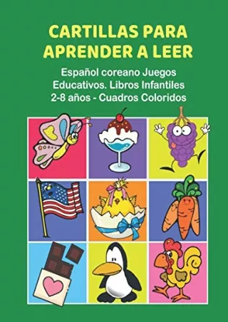get [PDF] Download Cartillas para Aprender a Leer Español coreano Juegos Educativos. Libros
