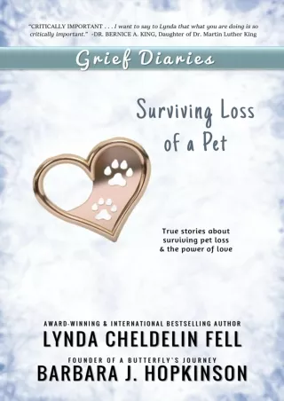 Download Book [PDF] Grief Diaries: Surviving Loss of a Pet