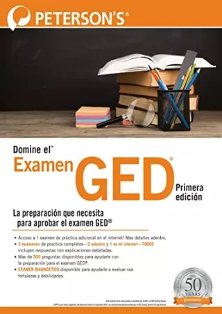 Read ebook [PDF] Domine el Examen del GED®, Primera Edición: (Master the™ GED® Test, 1st