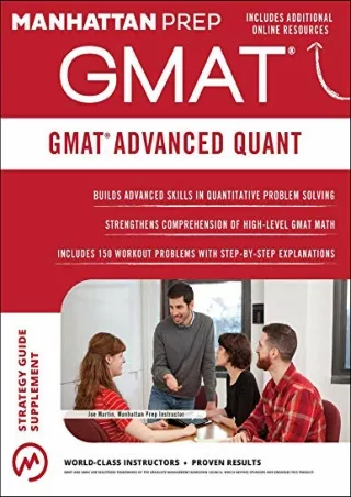 PDF_ GMAT Advanced Quant: 250  Practice Problems & Bonus Online Resources
