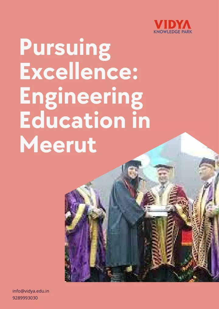 pursuing excellence engineering education