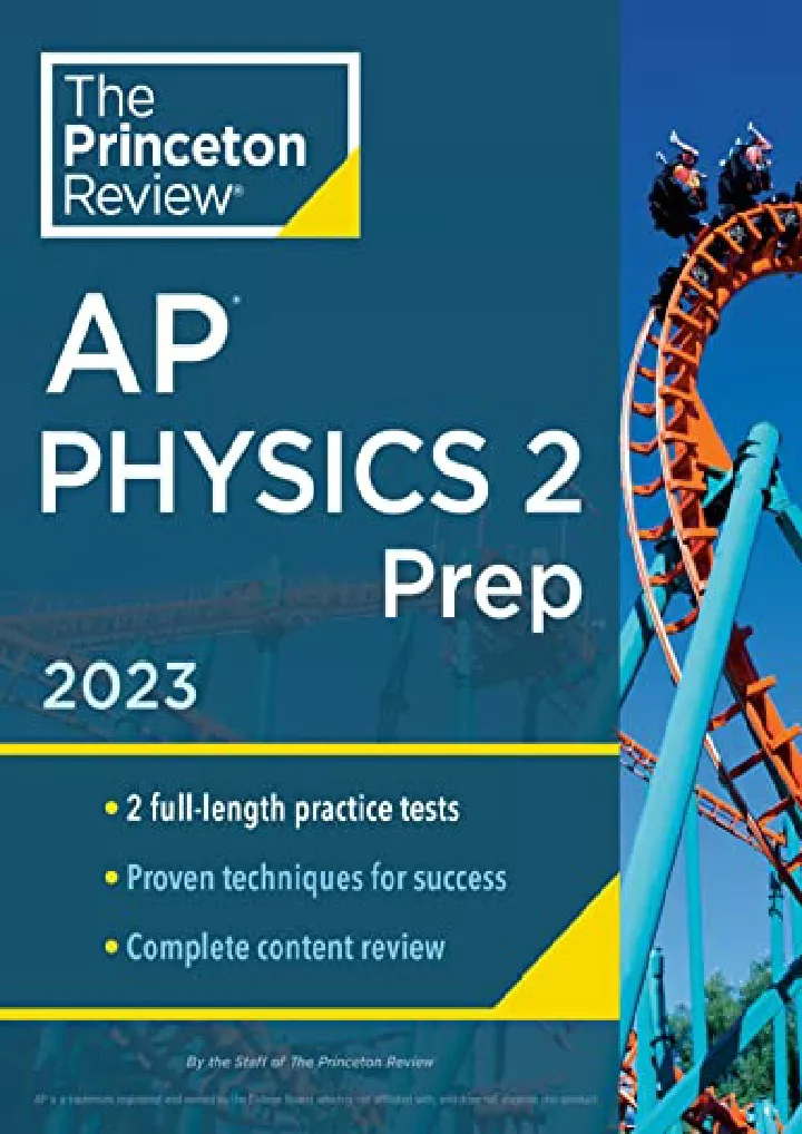 PPT PDF_ Princeton Review AP Physics 2 Prep, 2023 2 Practice Tests