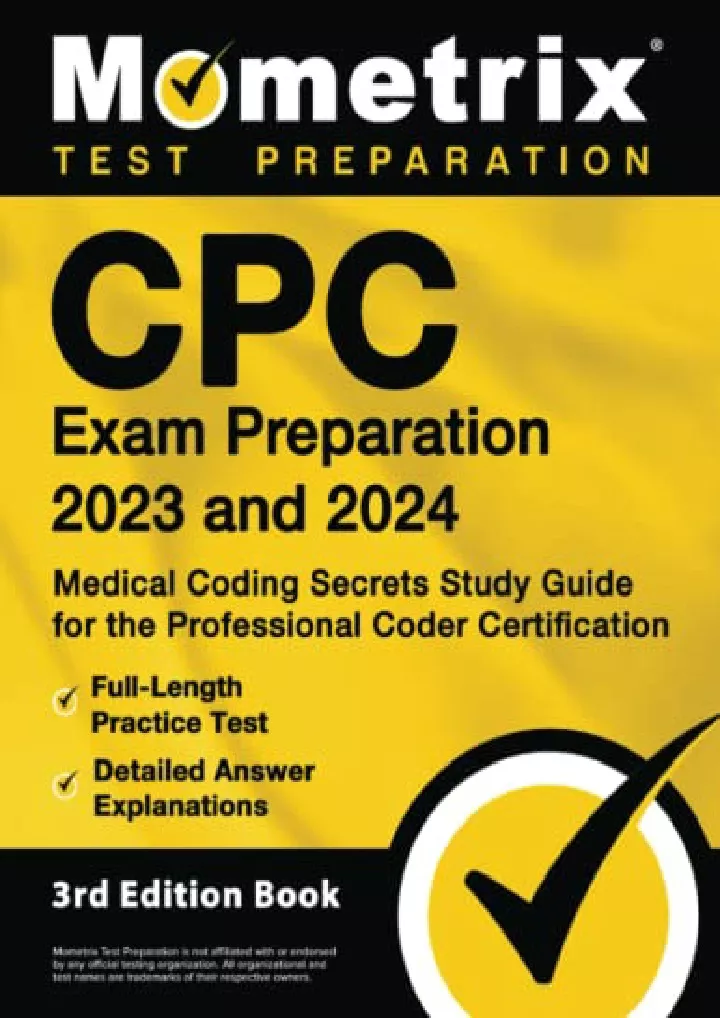 PPT READ [PDF] CPC Exam Preparation 2023 and 2024 Medical Coding