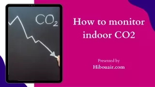 How to monitor indoor CO2