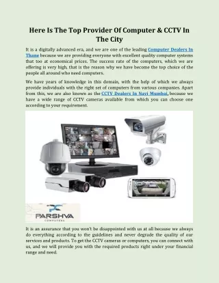 CCTV Dealers in Navi Mumbai