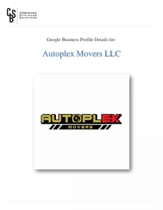 Moving companies in Houston TX | Autoplex Movers LLC