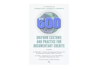 Kindle online PDF UCP 600 Uniform Customs and Practice for Documentary Credits f