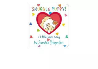 Ebook download Snuggle Puppy A Little Love Song Boynton on Board  free acces