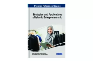 Download PDF Strategies and Applications of Islamic Entrepreneurship unlimited