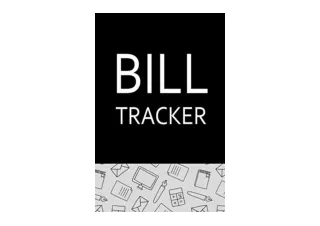 PDF read online Bill Tracker A Monthly Bill Payment Tracker book small pocket si