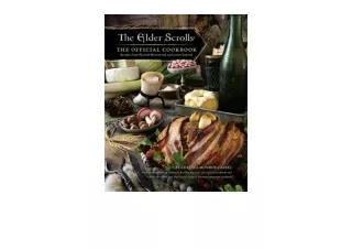 Ebook download The Elder Scrolls The Official Cookbook full