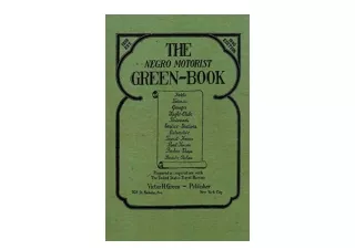 Download PDF The Negro Motorist Green Book 1940 Facsimile Edition for ipad