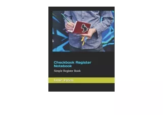 Ebook download Checkbook Register Notebook A Simple Register Book Ledger  unlimi