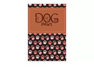 Ebook download Dog Paws Internet Password Tracker Discreet Journal Covers Addres