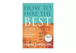 Download PDF How To Hire The Best The Contractor’s Ultimate Guide to Attracting