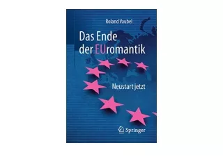 Download PDF Das Ende der Euromantik Neustart jetzt German Edition  for ipad