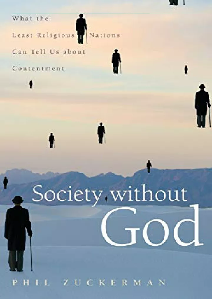 society without god what the least religious