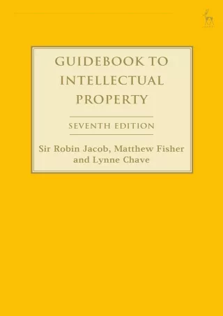 READ/DOWNLOAD Guidebook to Intellectual Property ipad