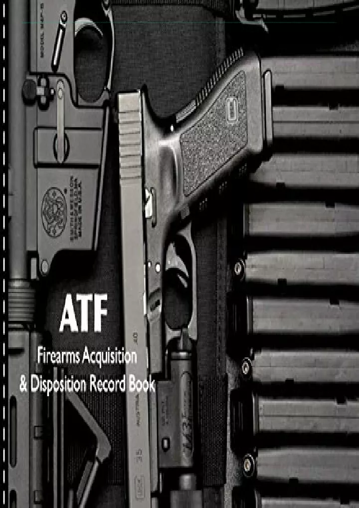 firearms acquisition and disposition record book