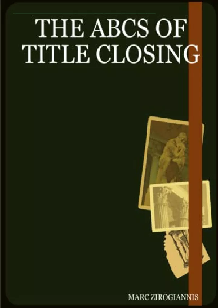 the abcs of title closing download pdf read