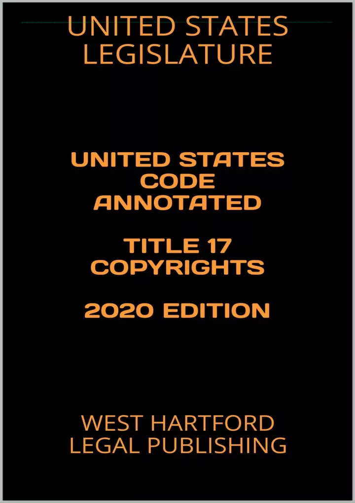 united states code annotated title 17 copyrights