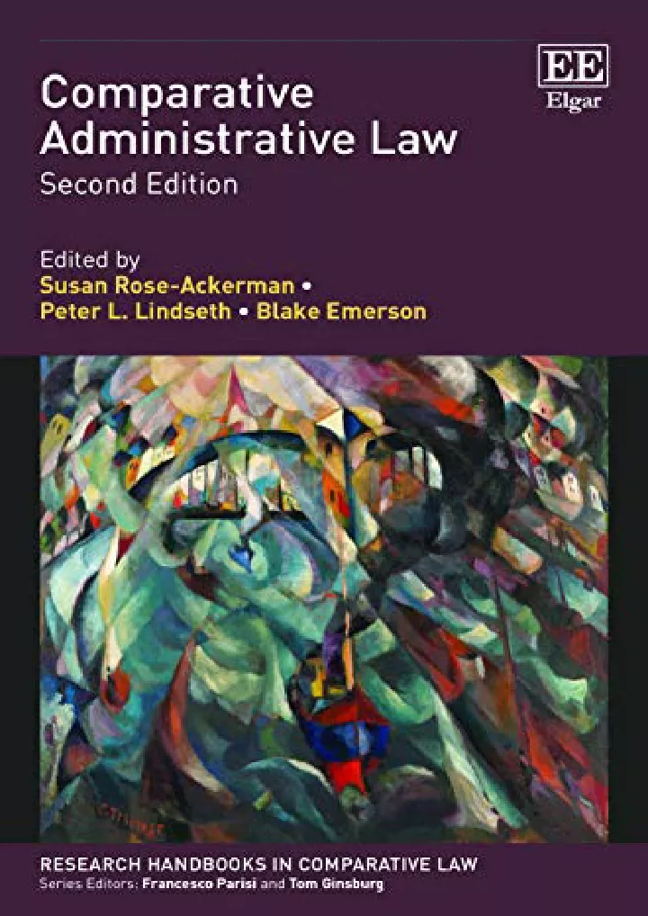 comparative administrative law second edition