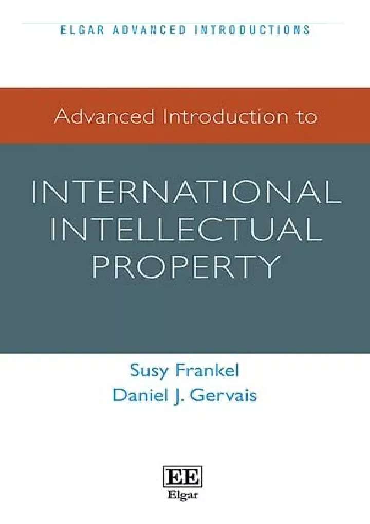 advanced introduction to international